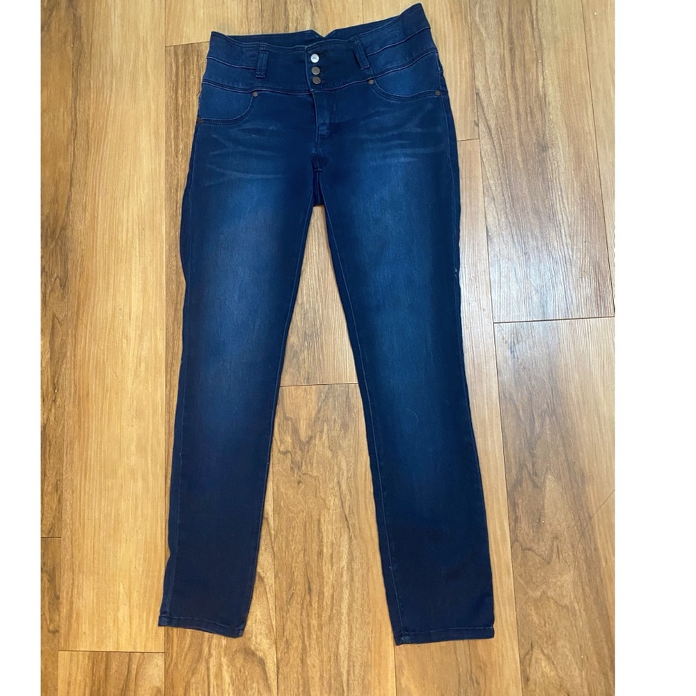 1822 Denim/ Skinny Dark Jeans/ Size 6